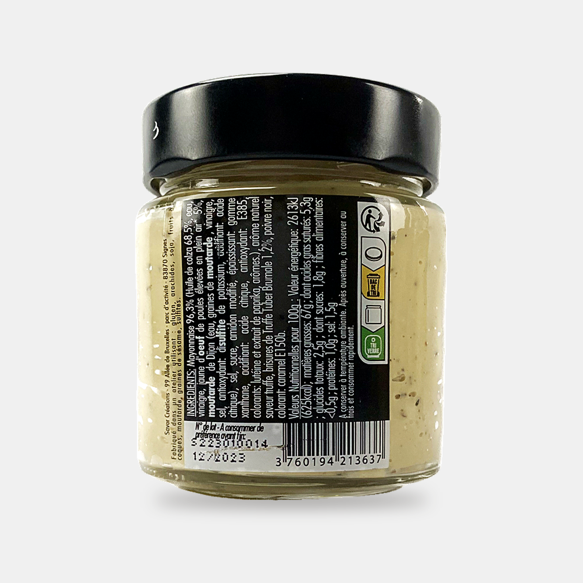 Mayonnaise aux brisures de truffe Brumale