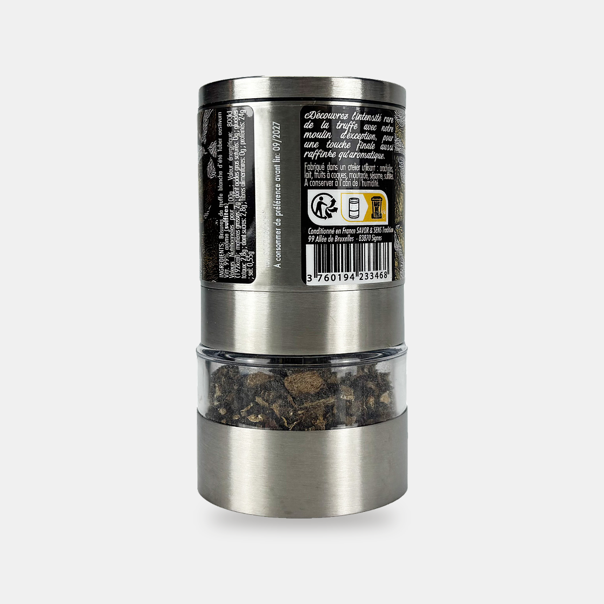 Brisures de truffe blanche d'été & arôme – dos