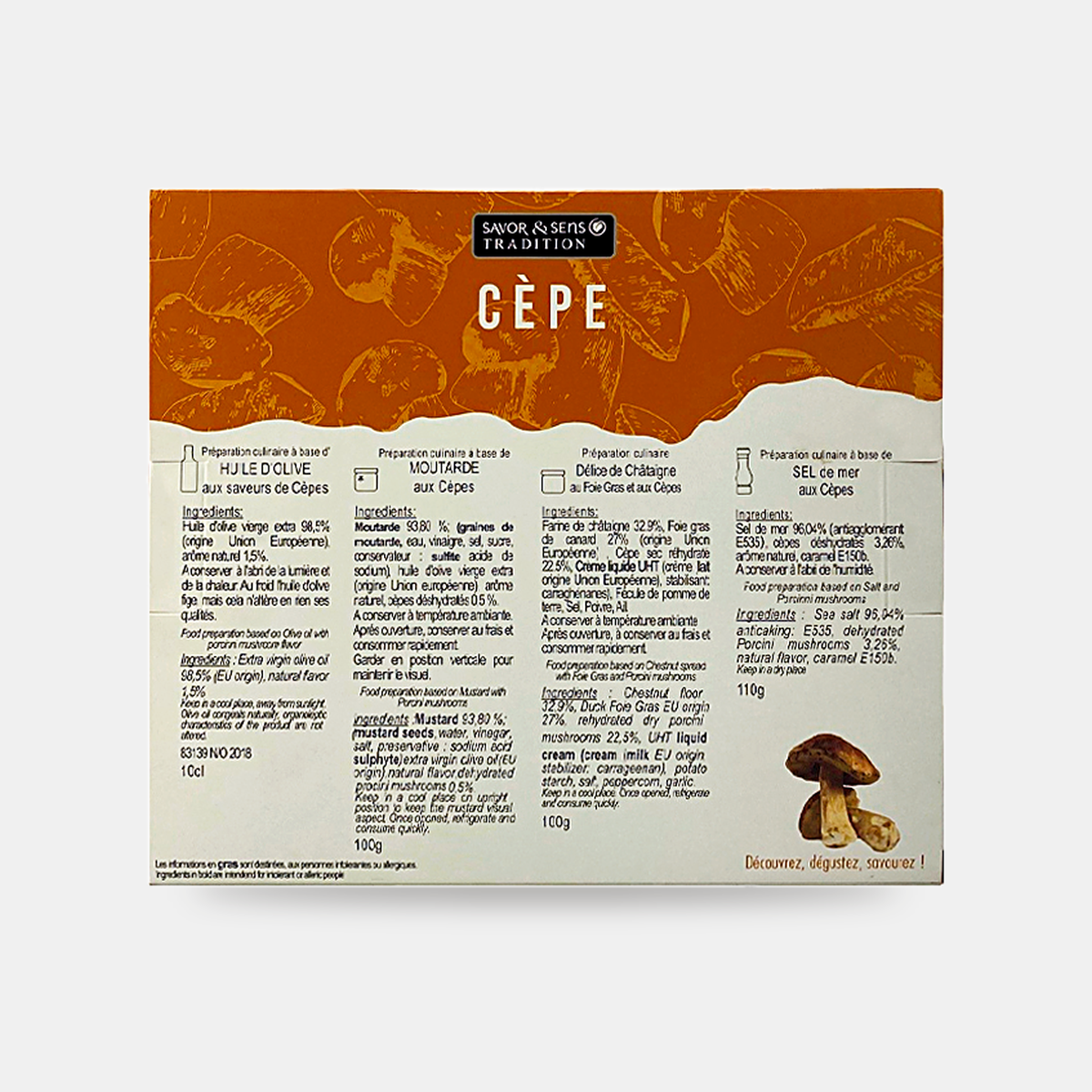 Coffret "Autour du cèpe"