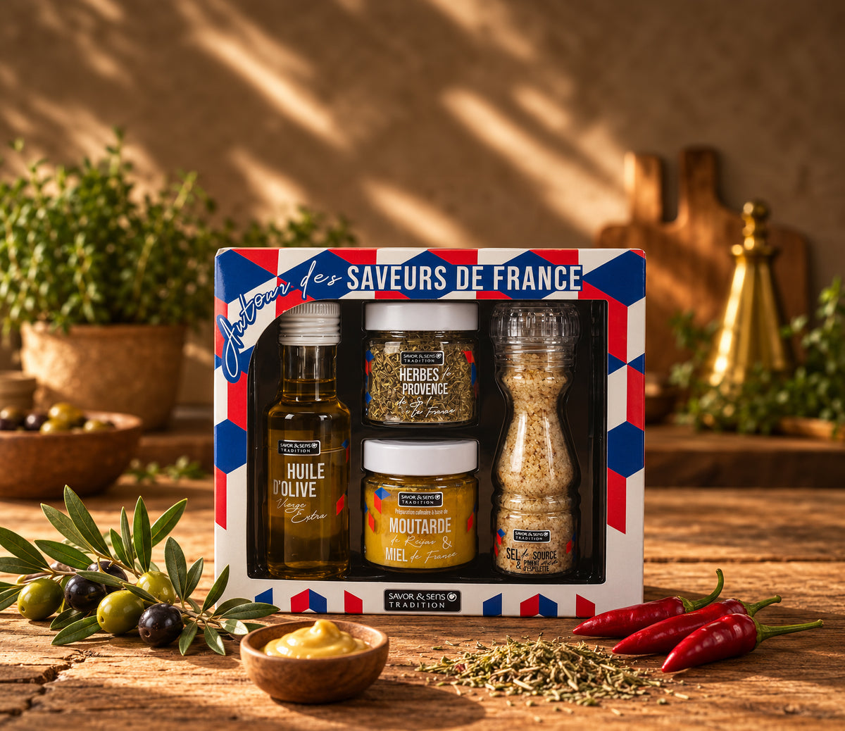 Geschenkset „Rund um die Olive“