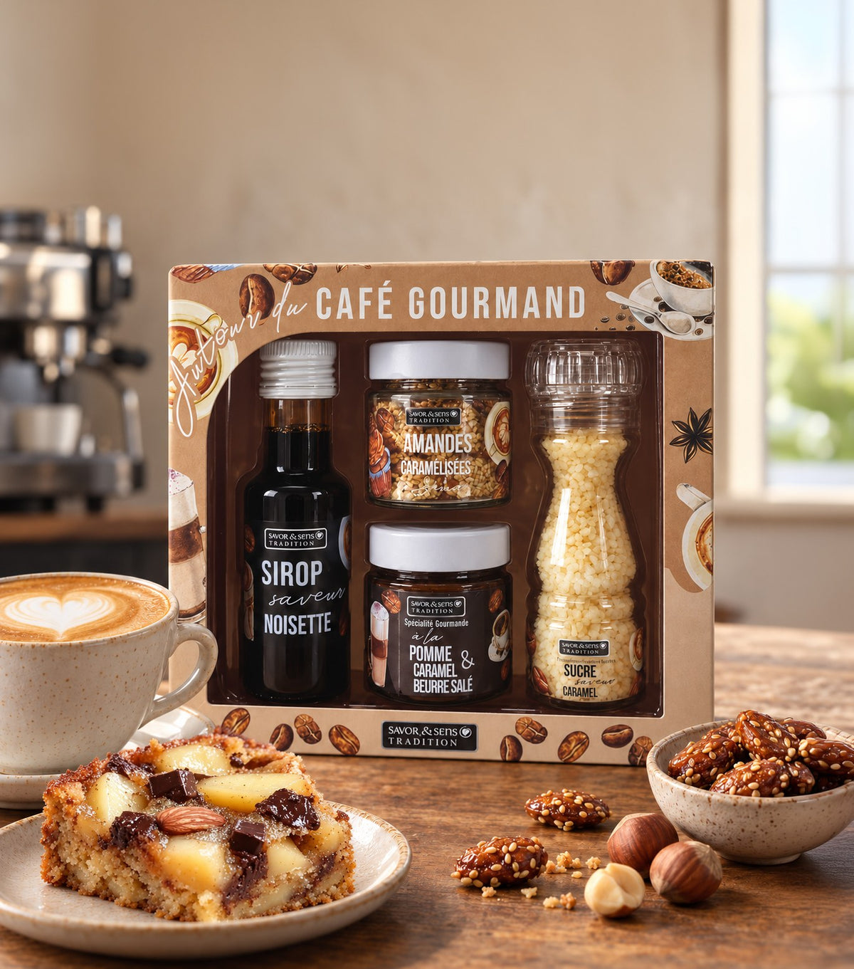 Stimmungsbild – Geschenkset „Rund um den Kaffee“