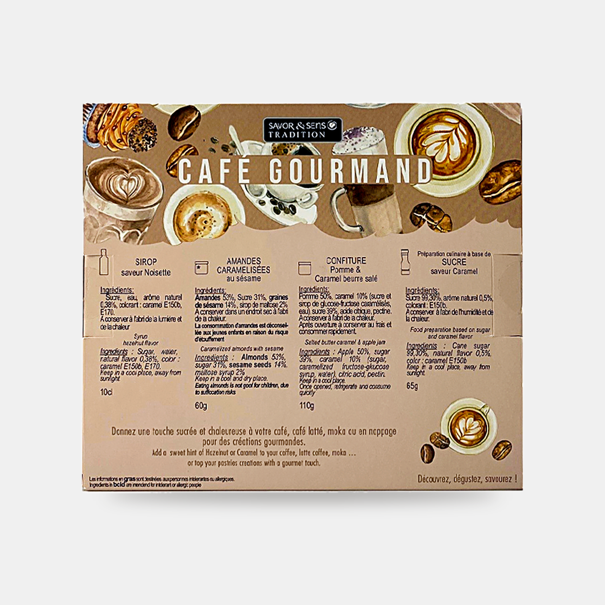 Coffret autuor du café