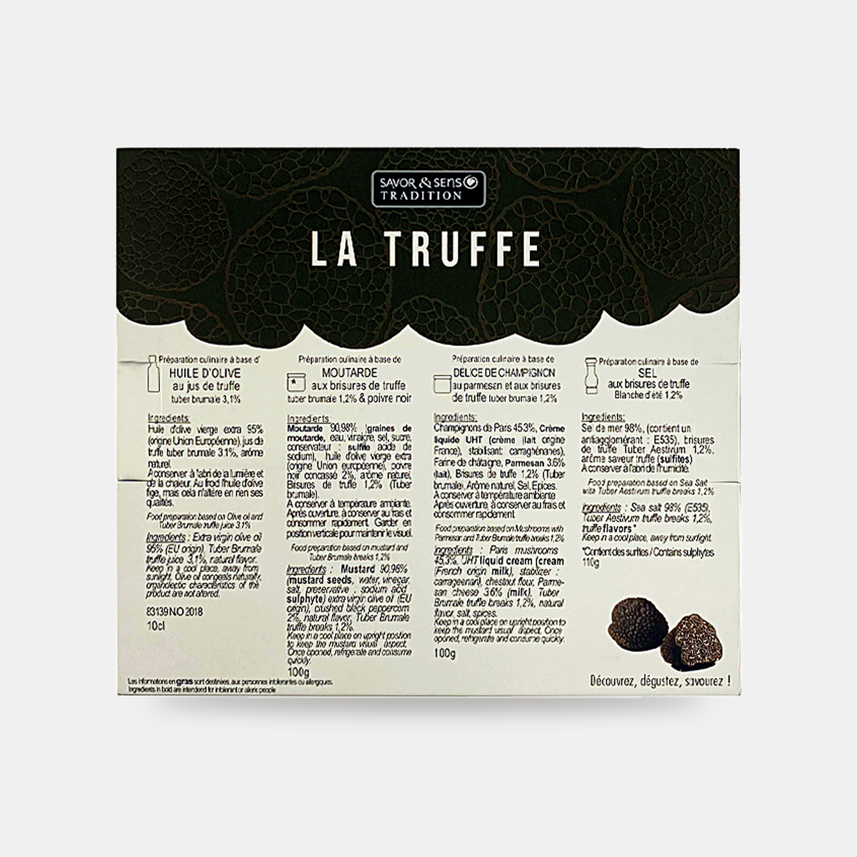Coffret "Autour de la truffe" (4 produits)