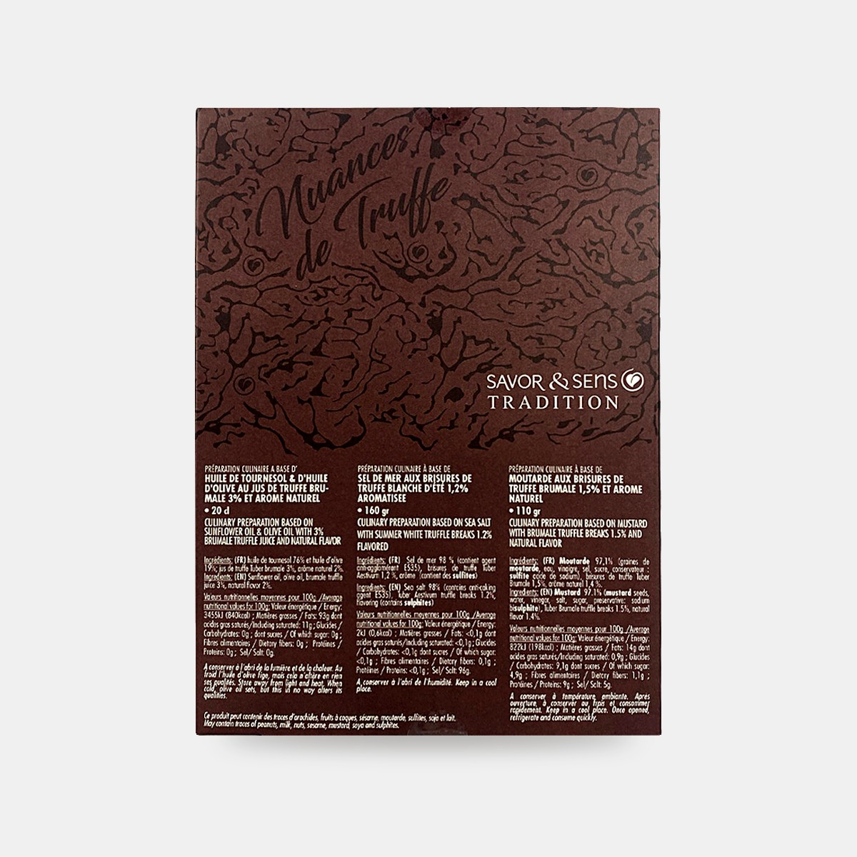 Coffret Nuances de Truffe – dos