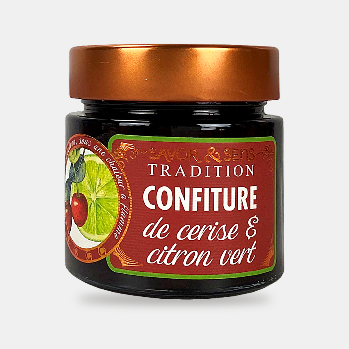 Confiture Cerise & Citron Vert