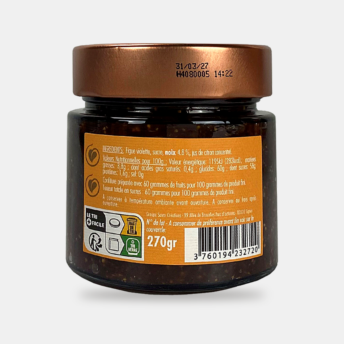 Confiture Figue Noix