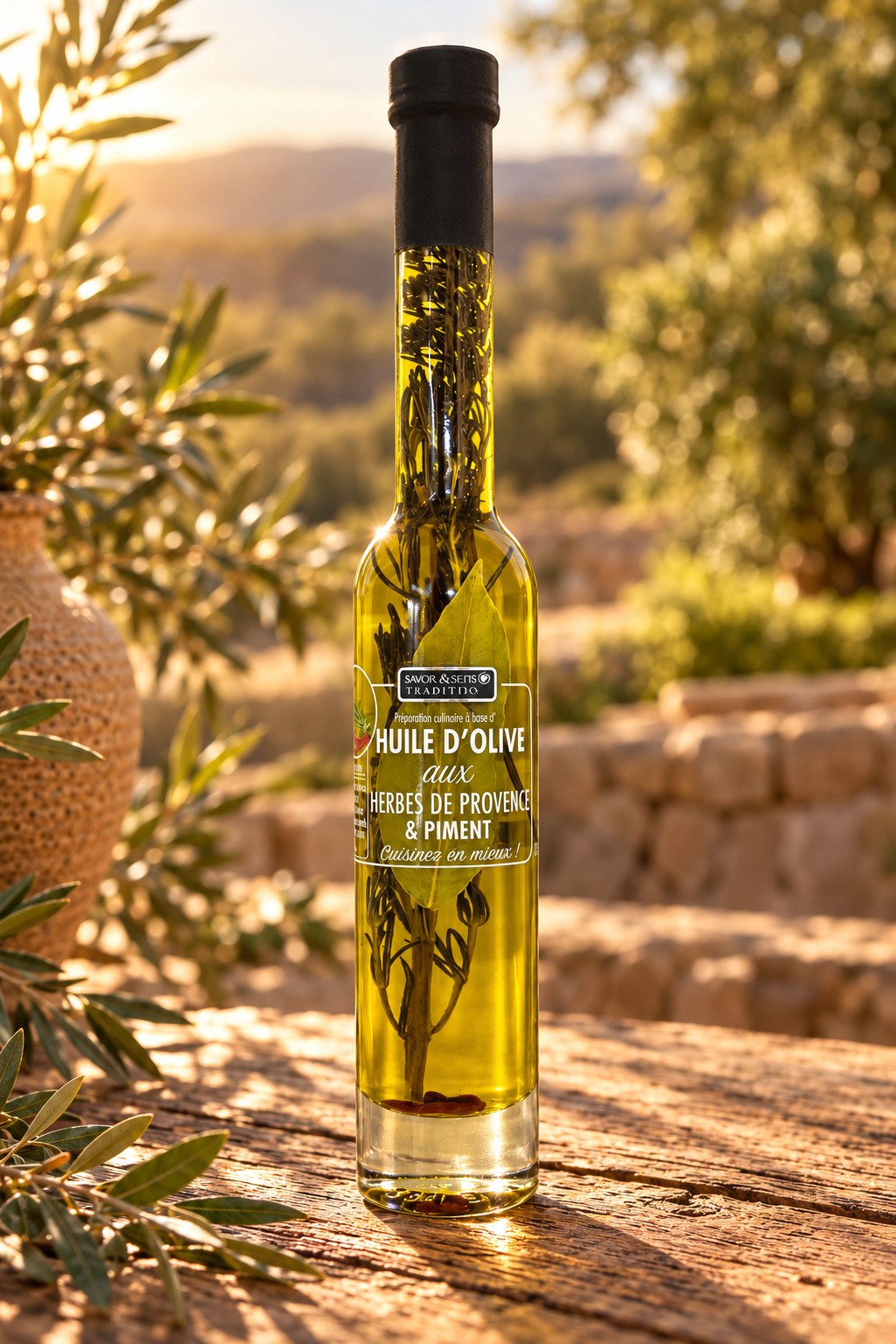 Ambiance – Huile d'olive HP & Piments