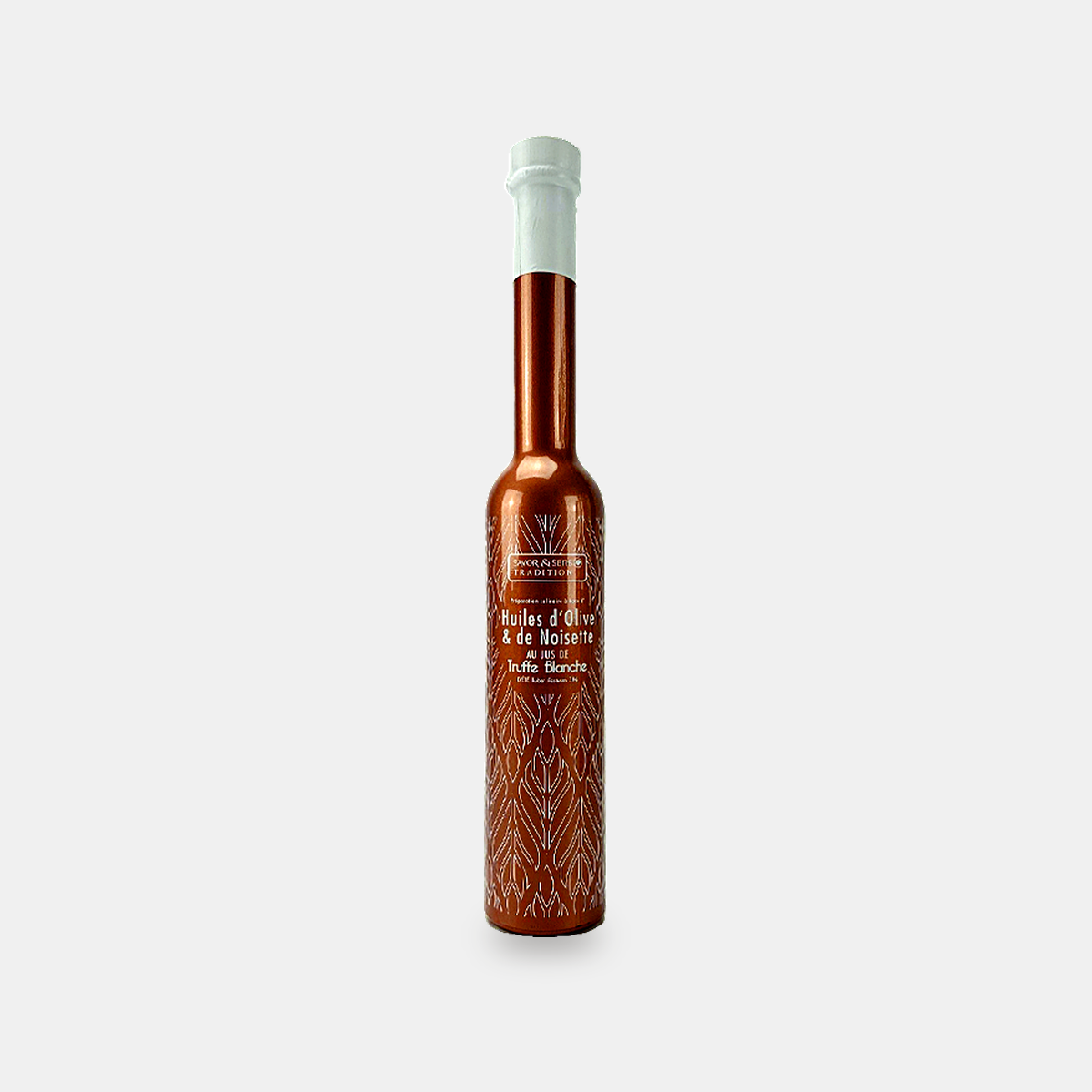 Huile d'olive et de noisette au jus de truffe brumale