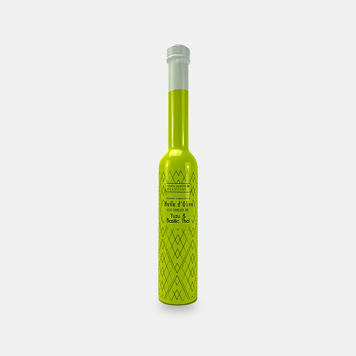 Huile d'olive saveur yuzu et basilic thai