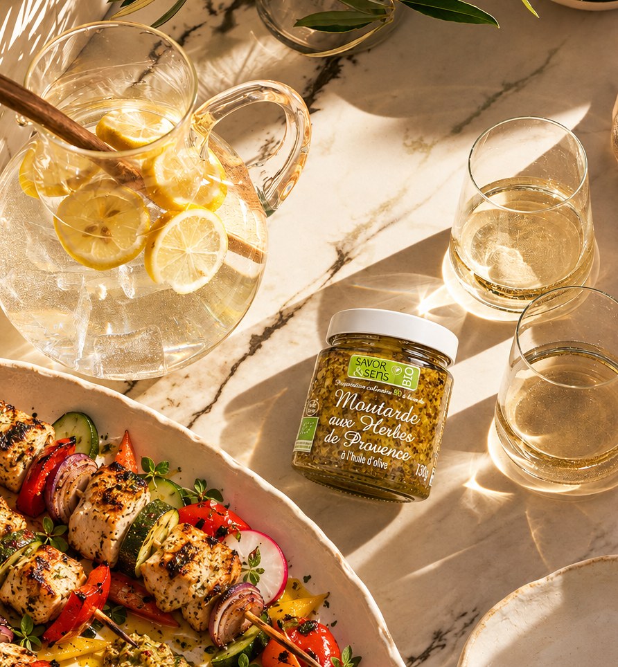 Lifestyle – Organic herbes de Provence mustard