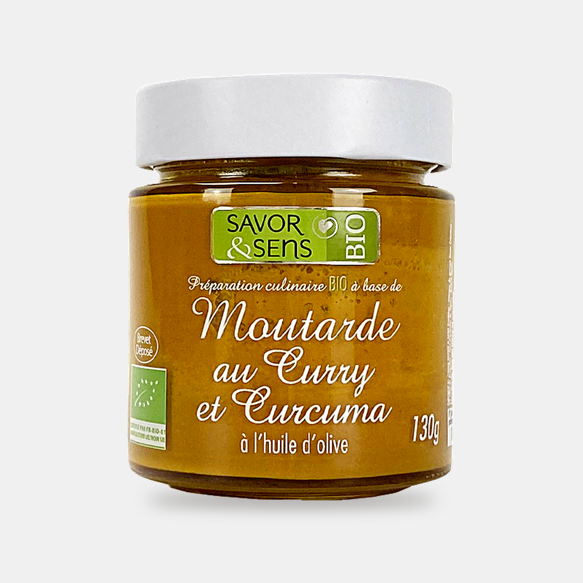 Moutarde Bio Curry & Curcuma*