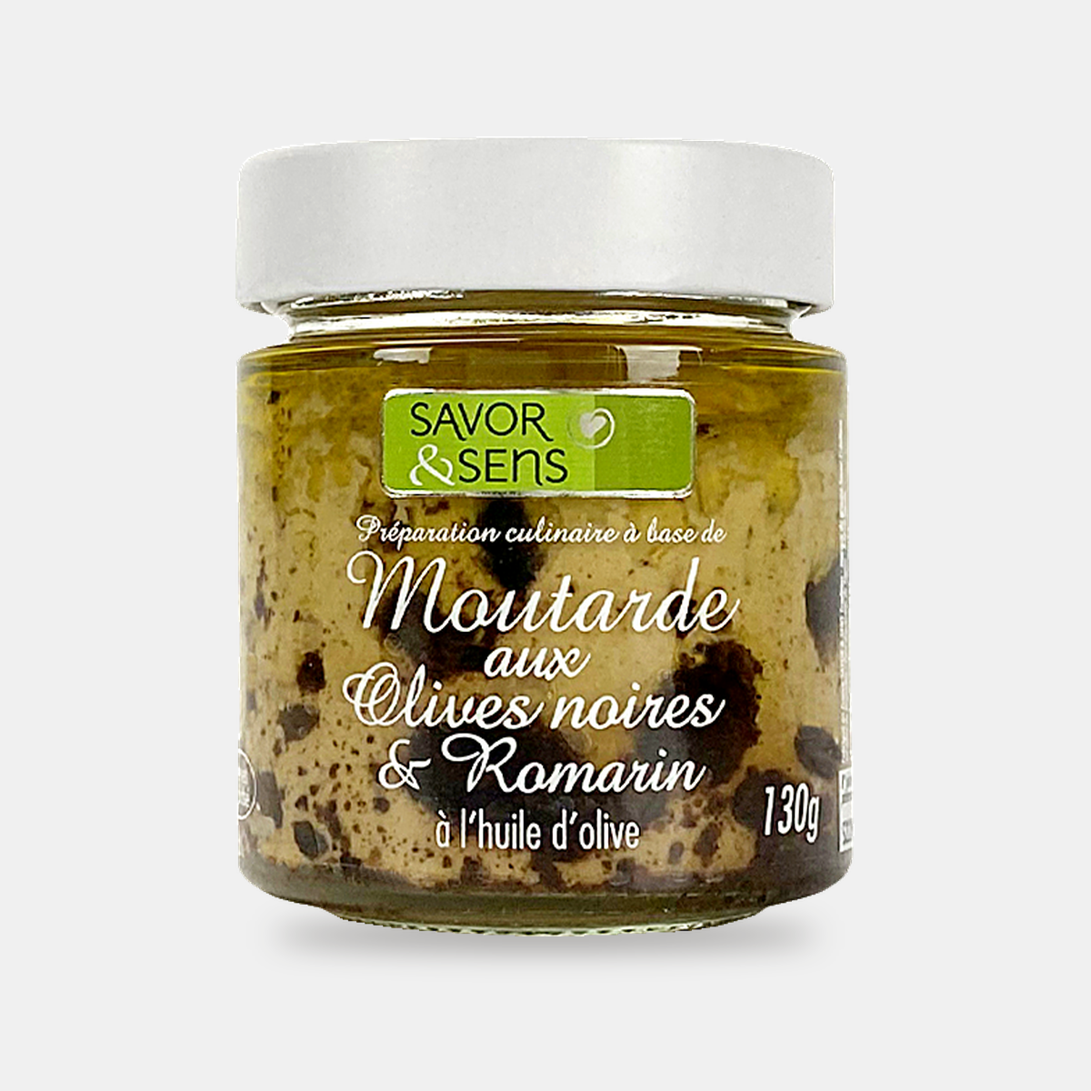 Moutarde Conventionnelle Olives Noires & Romarin