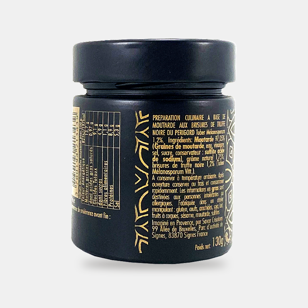 Moutarde aux brisures de truffe noire