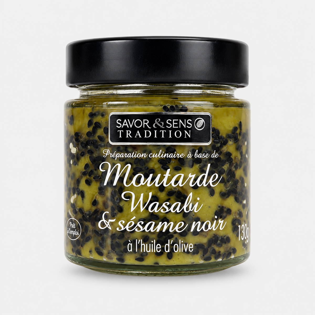 Truffle & black pepper flavored mustard