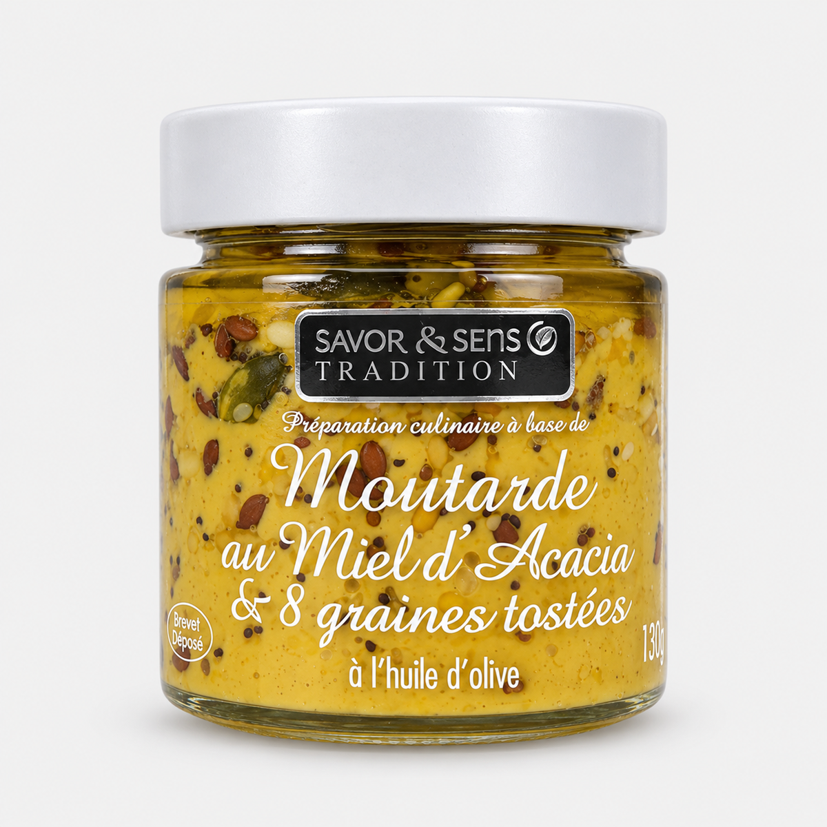 Truffle & black pepper flavored mustard