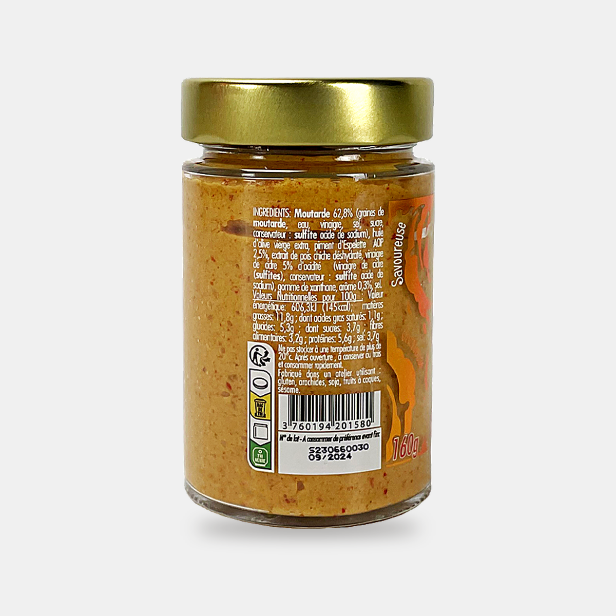 Mousse de Moutarde au piment d'espelette