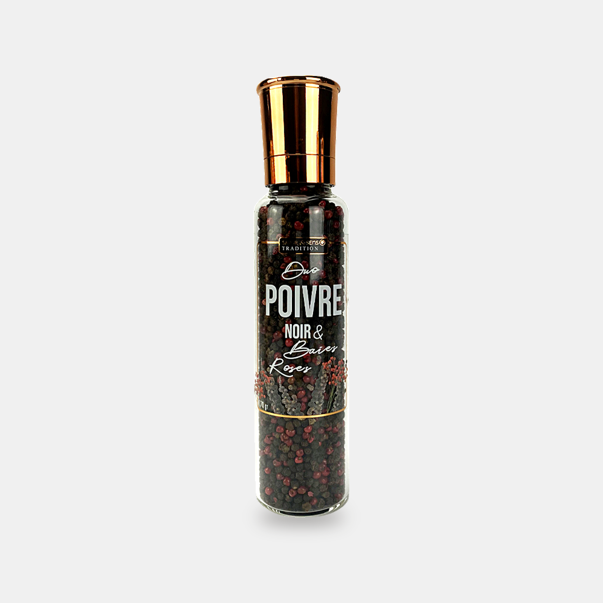 Schwarzer Pfeffer und Rosa Beeren – große Mühle 170 g