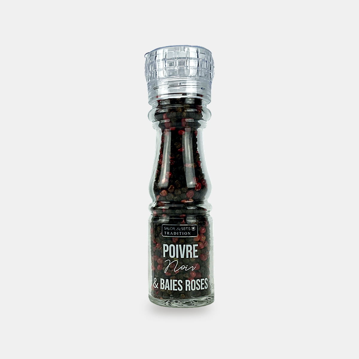 Black Pepper and Pink Peppercorns – grinder 75 g