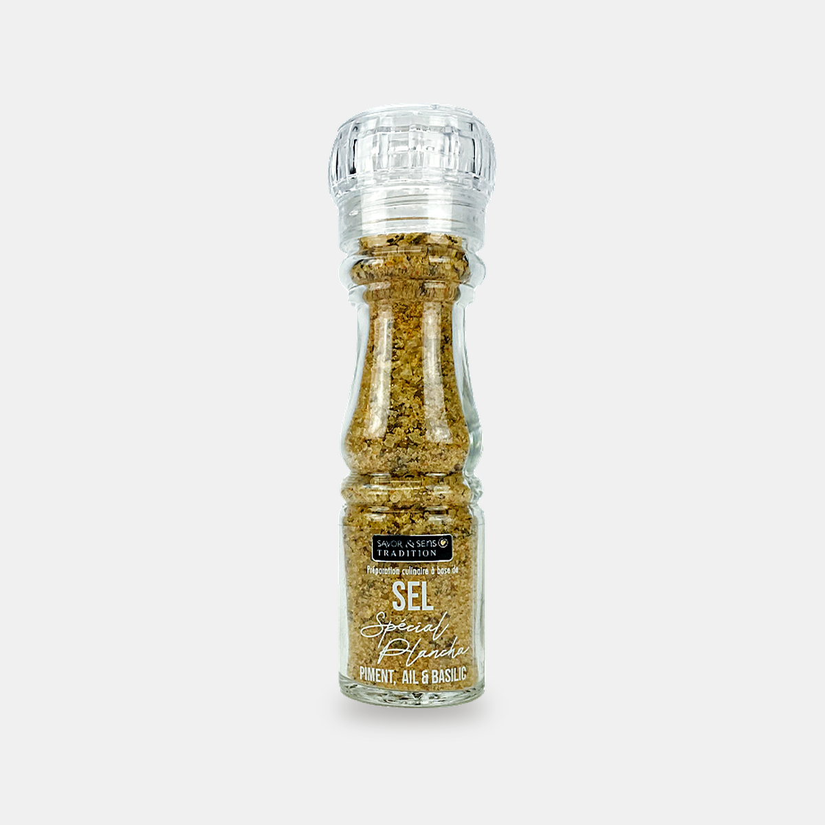 Sel spécial plancha (piment, ail, basilic)