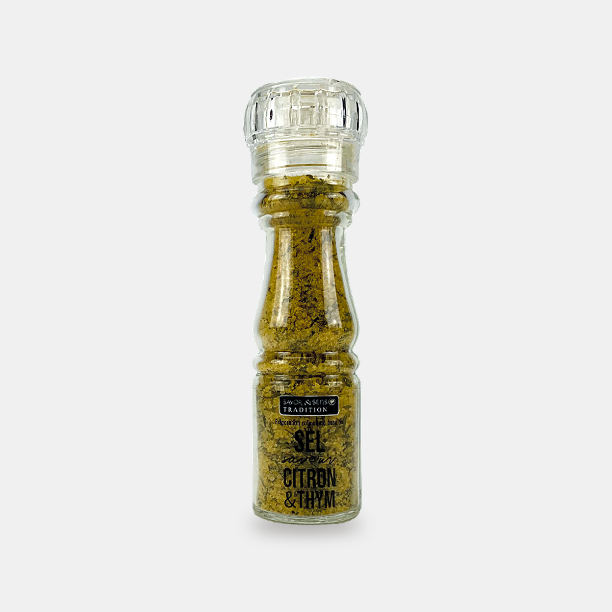 Sel saveur Citron & Thym – moulin 150 g