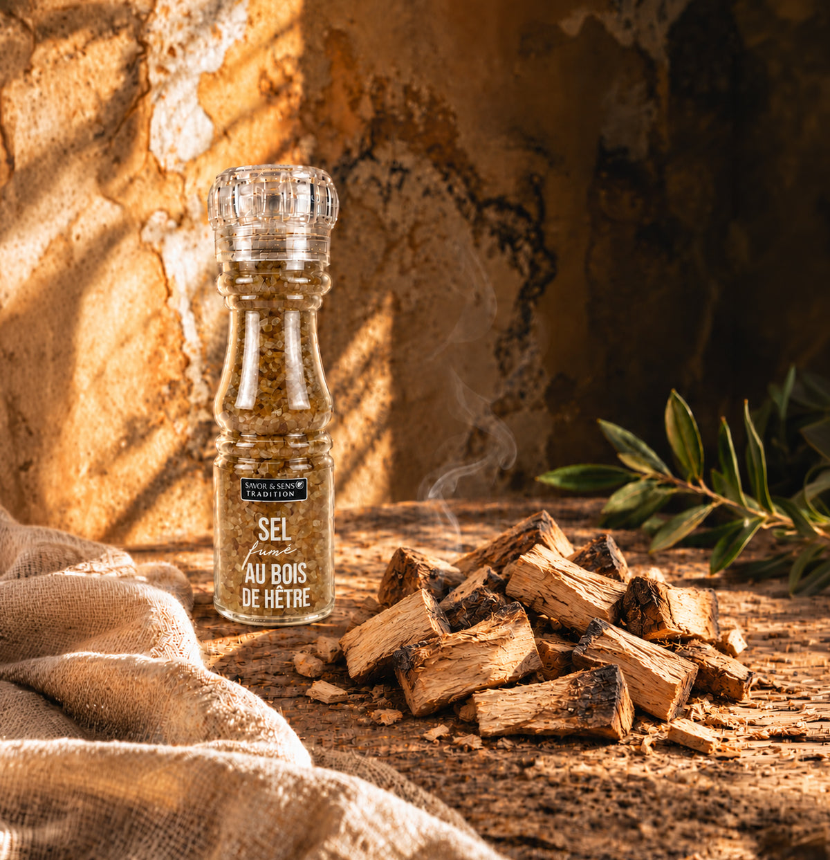 Sel fumé au bois de hêtre
