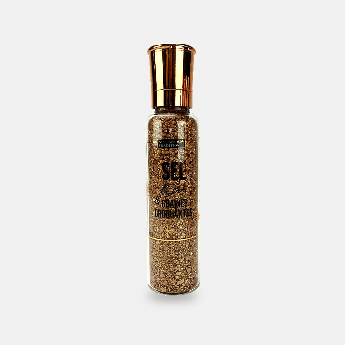 Golden salt and crunchy seeds – large grinder 370 g