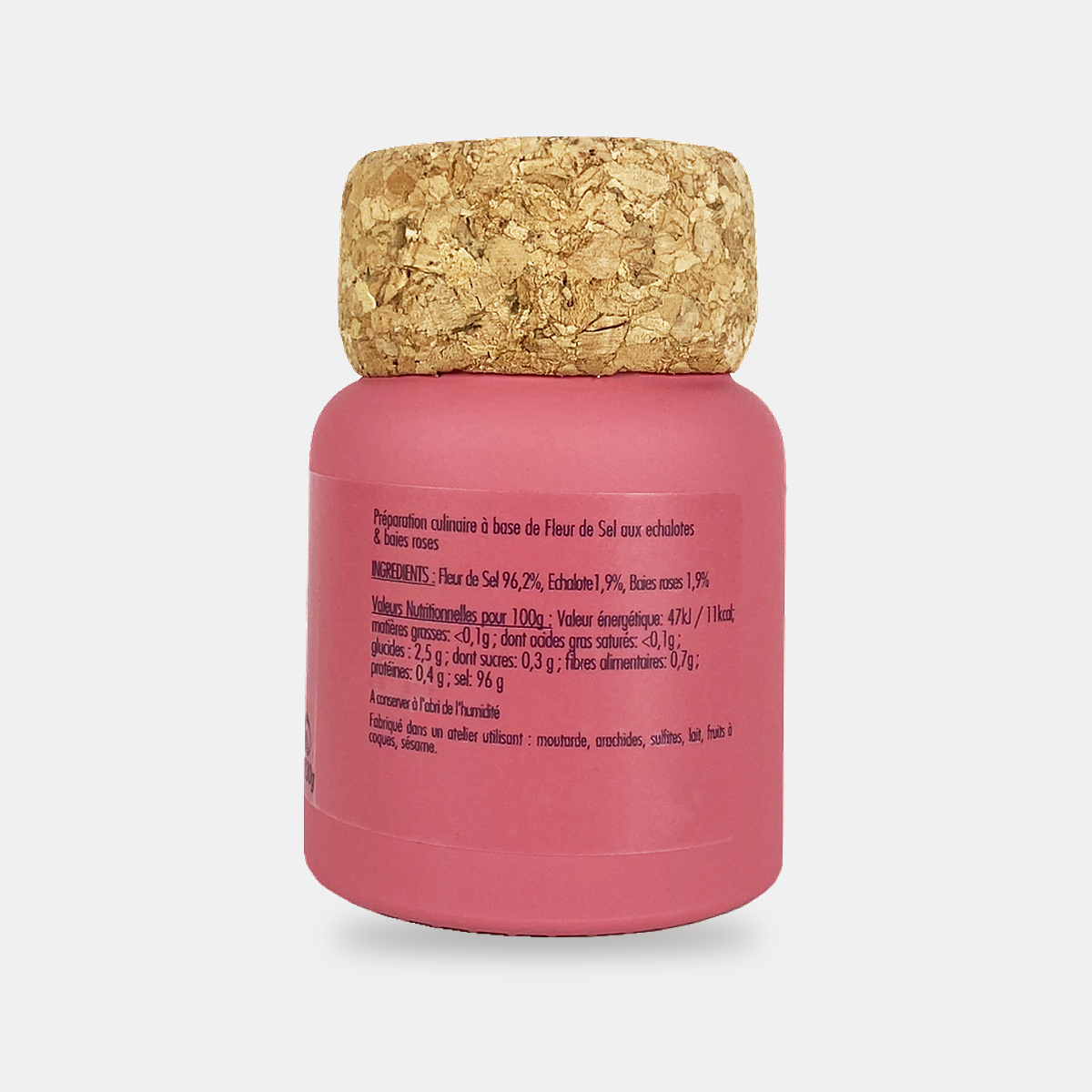 Fleur de sel aux échalotes & baies roses – dos
