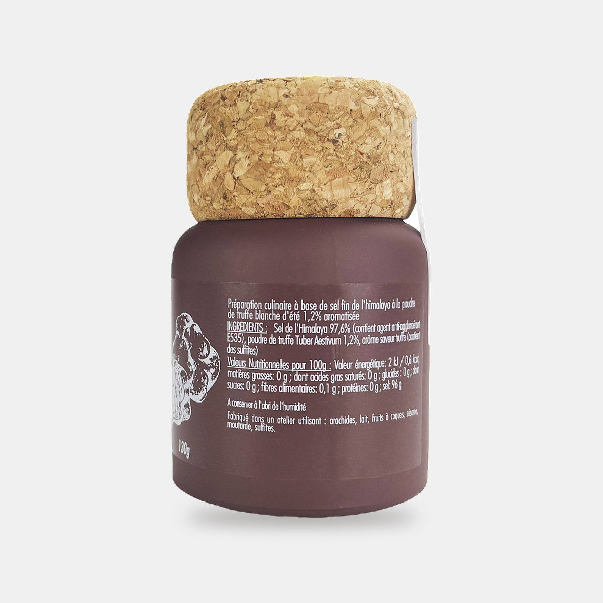 Sel de l'Himalaya à la truffe blanche d'été – dos