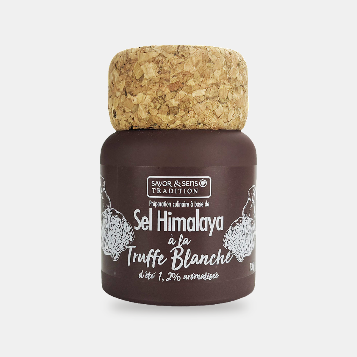 Sel de l'Himalaya à la truffe blanche d'été – face