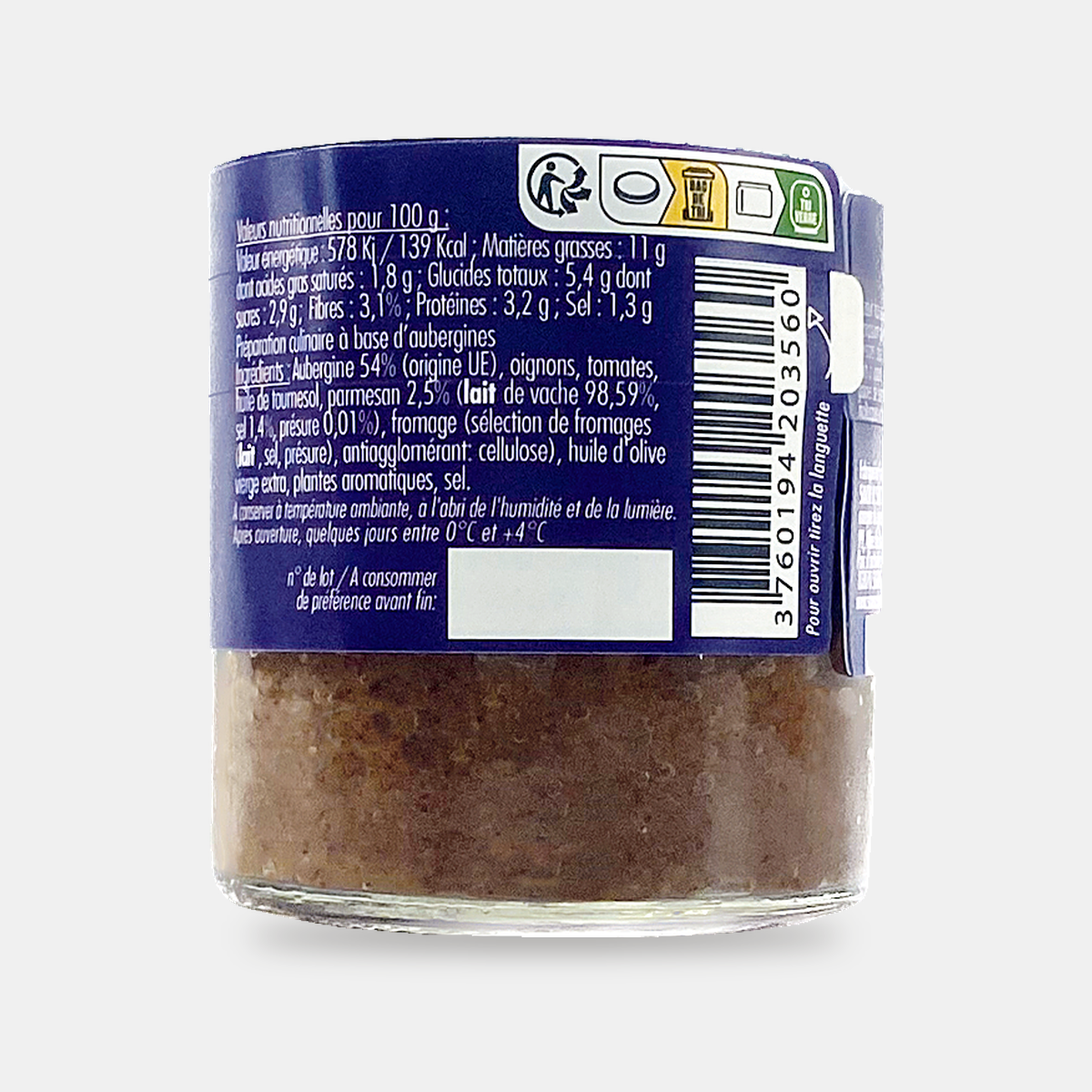 Parmesane d'aubergine