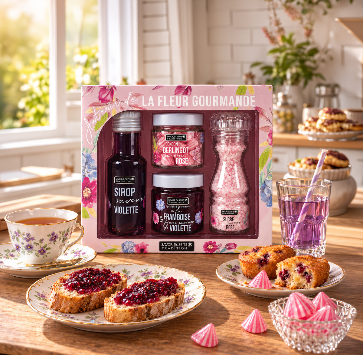 Lifestyle – Gourmet Flower Gift Set
