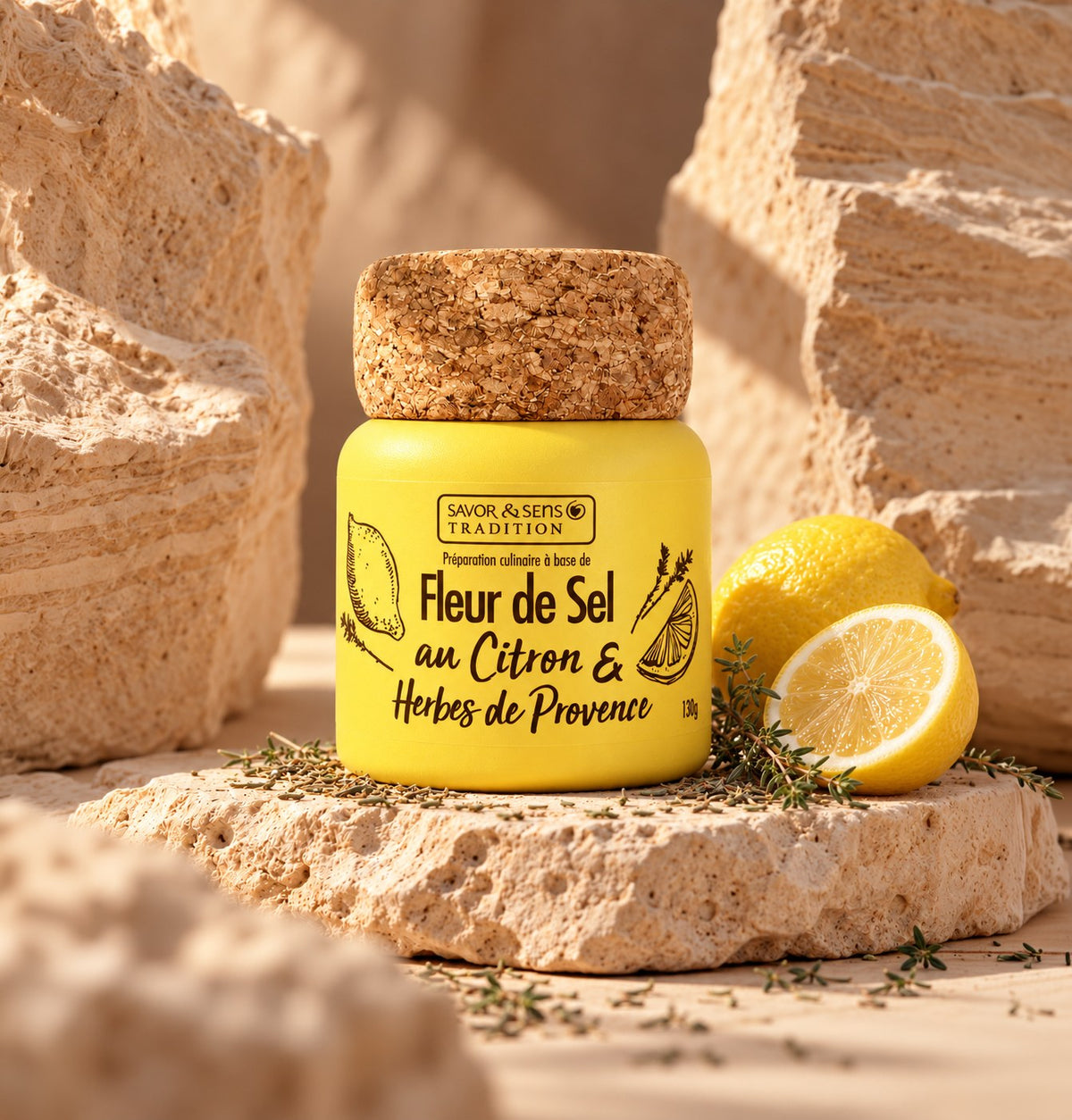 Ambiance – Fleur de sel au citron & herbes de Provence