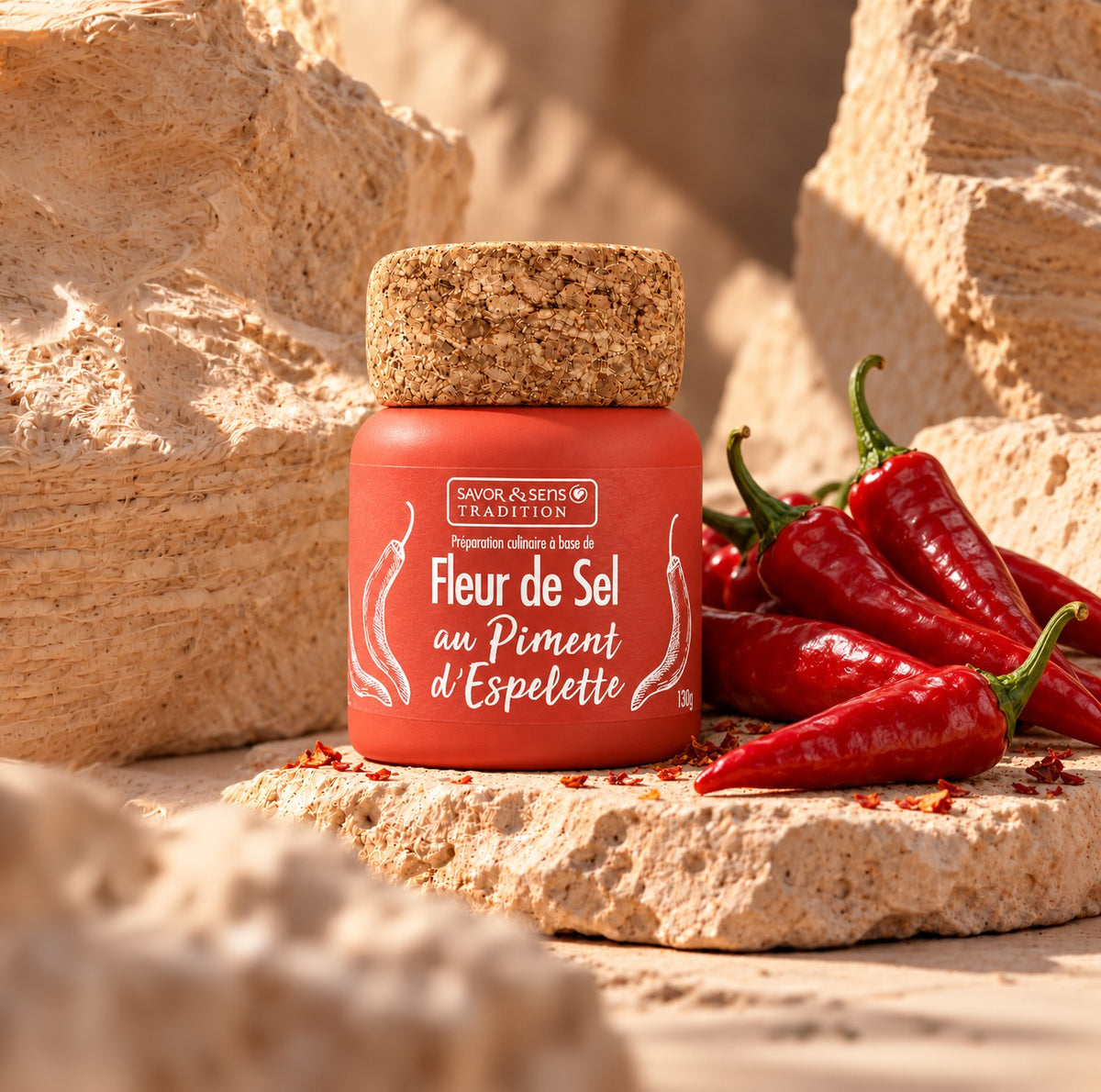 Ambiance – Fleur de sel au piment d'Espelette