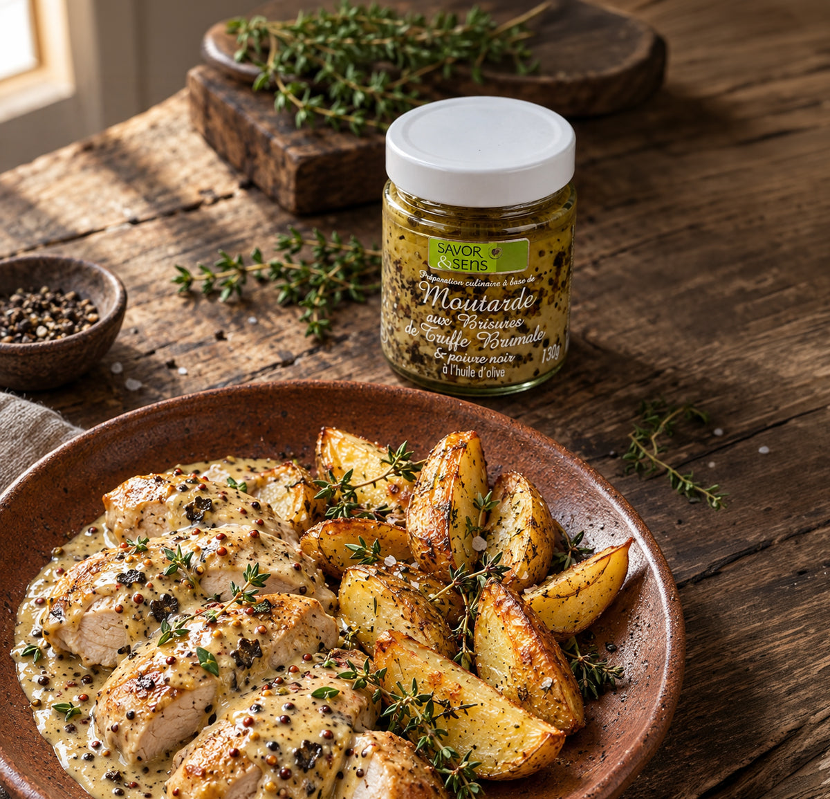 Moutarde saveur truffe & poivre noir (Copy)