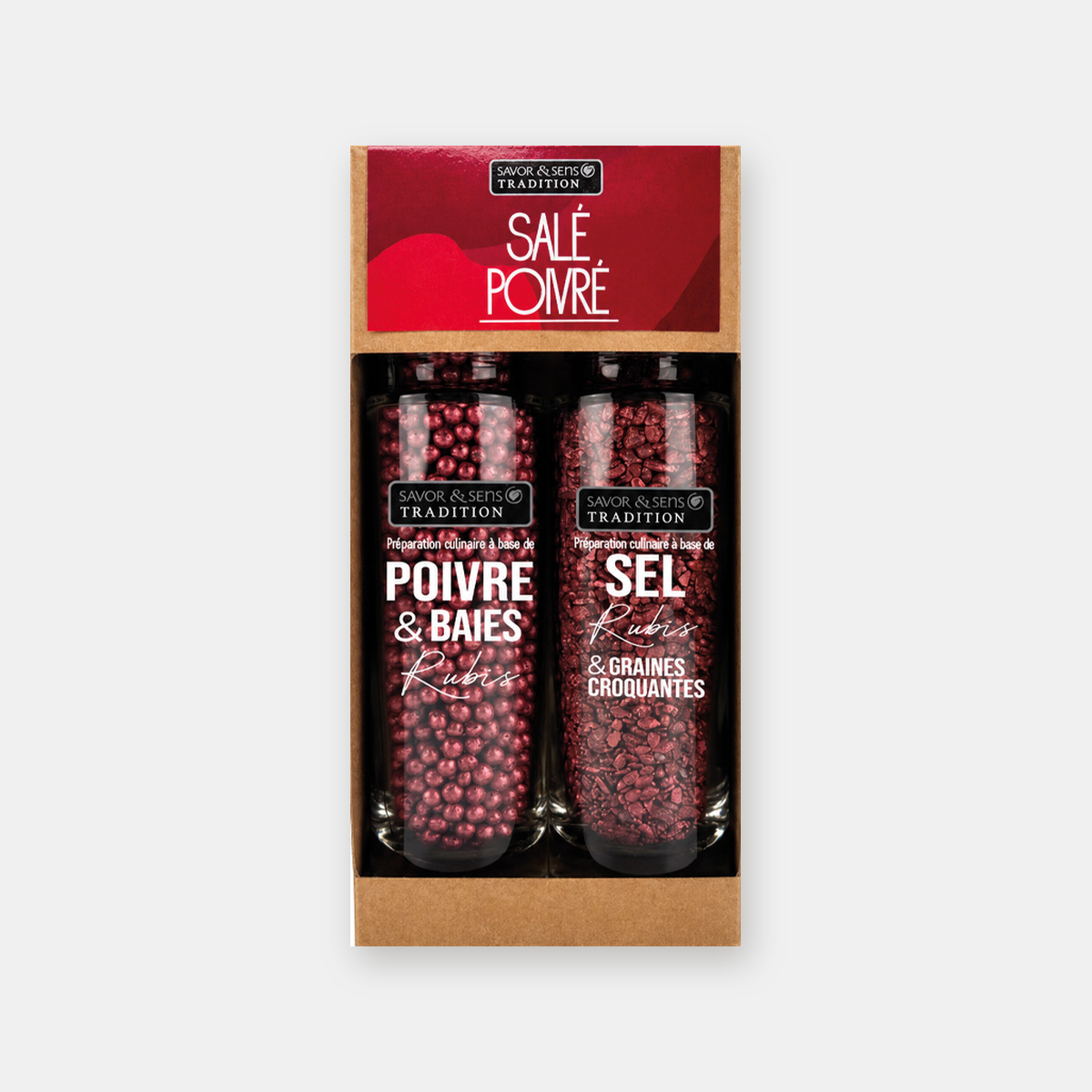 Coffret Duo Rubis – sel et poivre rubis