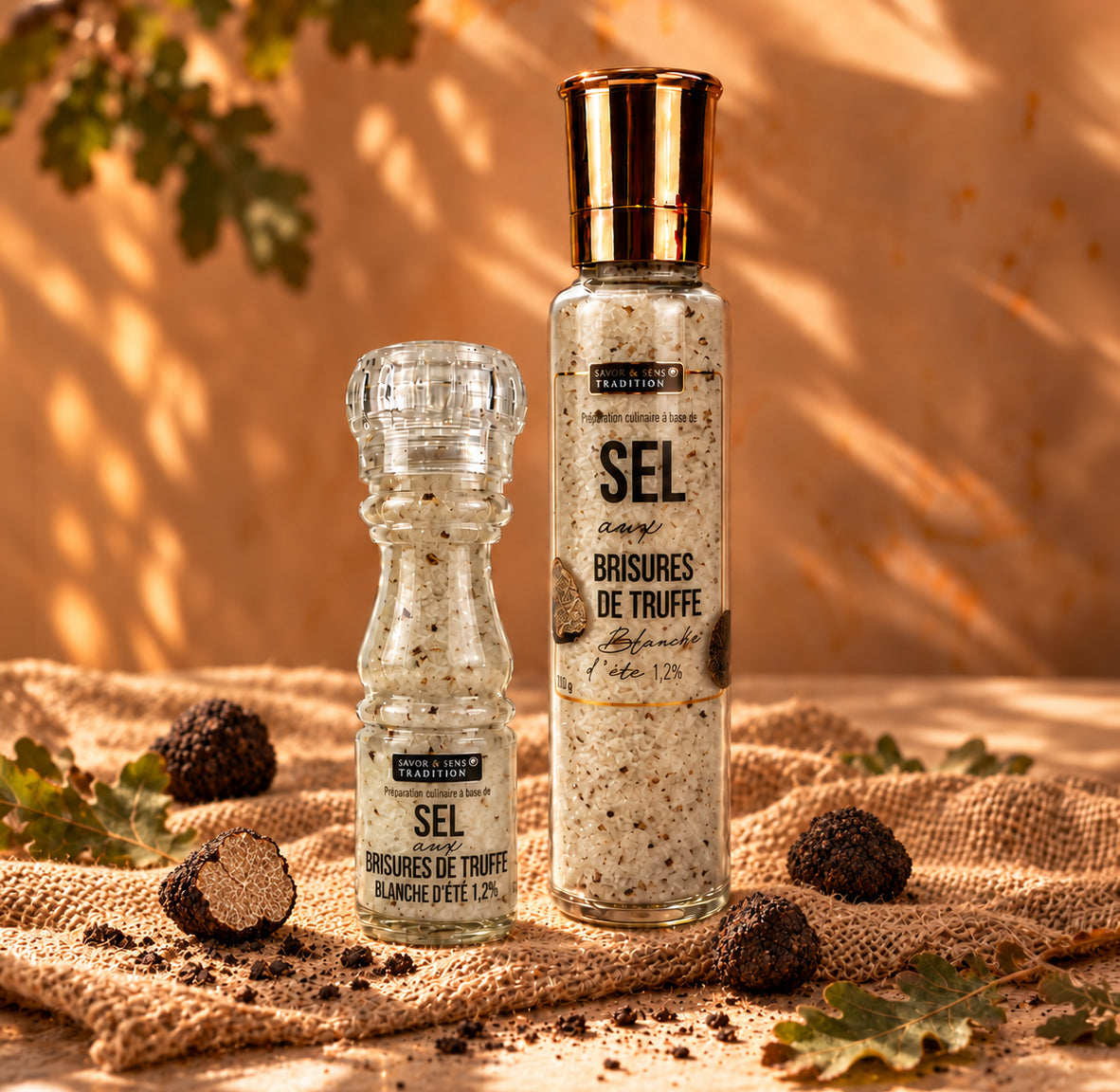 Sel aux brisures de truffe blanche d'été